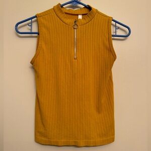 Yellow/Orange muscle shirt